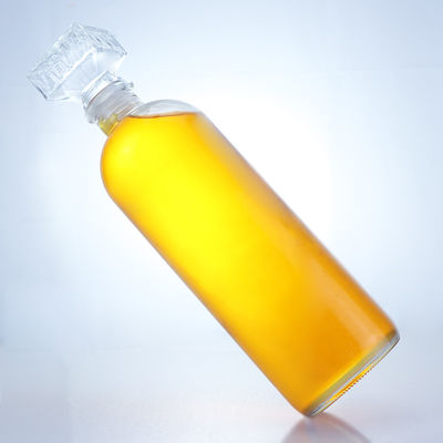 Glasflasche mit Korkkappe für Rum, Wodka, Whisky, Tequila und Gin