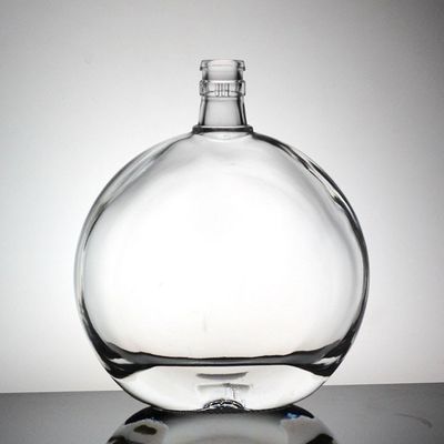Klarer Kork mit Versiegelung 700 ml Glasflaschen für Spirituosen und Wodka