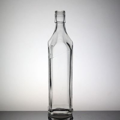 Klarer Kork mit Versiegelung 700 ml Glasflaschen für Spirituosen und Wodka