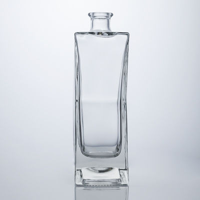 Einzigartige Glasflasche für Rum Gin Wodka Korkkappe inklusive
