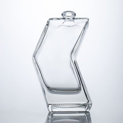 Einzigartige Glasflasche für Rum Gin Wodka Korkkappe inklusive