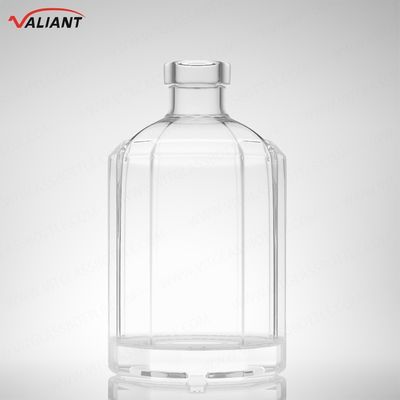 Rum Wodka Whisky Tequila Gin Flasche 250 ml Super Flint Glas mit Korken und benutzerdefinierte Form