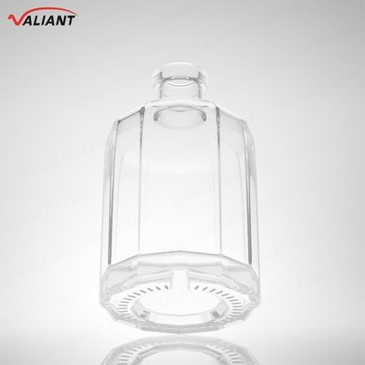 Rum Wodka Whisky Tequila Gin Flasche 250 ml Super Flint Glas mit Korken und benutzerdefinierte Form