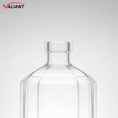 Rum Wodka Whisky Tequila Gin Flasche 250 ml Super Flint Glas mit Korken und benutzerdefinierte Form
