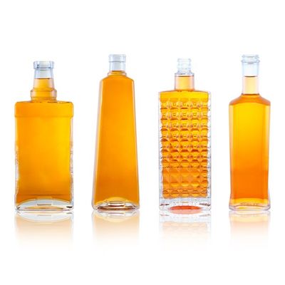 Extra Flint Liquor Glasflasche für Marken Whisky Gin Rum Champagner und Brandy
