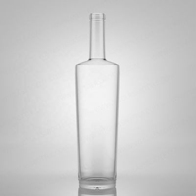 Custom Logo Glasflasche für Rum Wodka Whisky Tequila Gin 750 ml Super Flint Glas