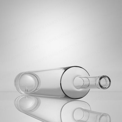 Custom Logo Glasflasche für Rum Wodka Whisky Tequila Gin 750 ml Super Flint Glas
