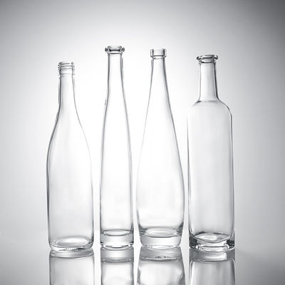 Glasflasche mit Korkkappe Körpermaterial Glas individuell rund