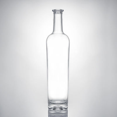 Glasflasche mit Korkkappe Körpermaterial Glas individuell rund