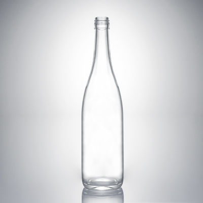Glasflasche mit Korkkappe Körpermaterial Glas individuell rund