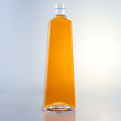 Rum Wodka Whisky Tequila Gin Glasflasche mit Deckel aus Super-Flickenmaterial