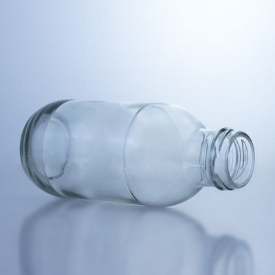300 ml runde Glasflasche Milch mit Deckel