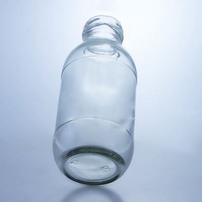 300 ml runde Glasflasche Milch mit Deckel