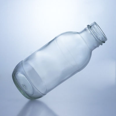 300 ml runde Glasflasche Milch mit Deckel