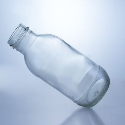 300 ml runde Glasflasche Milch mit Deckel