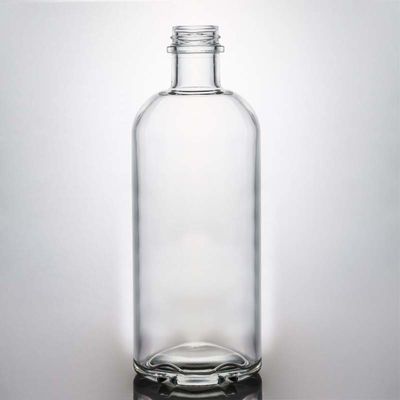 Glasmaterial Anpassungsfähigkeit und Form Rum Wodka Whisky Tequila Ginflasche mit Deckel