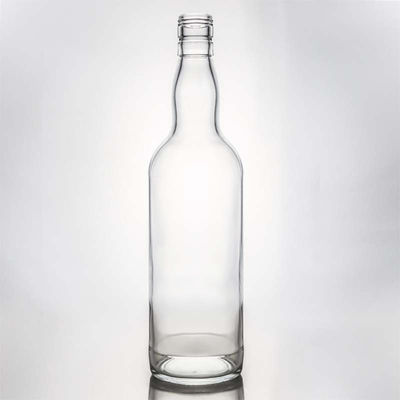 Anpassungsfähige Kapazität und Form Schraubverschluss Glasflasche für Rum Wodka Whisky Tequila Gin