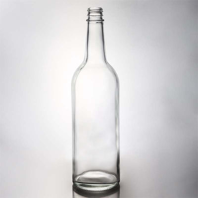 Anpassungsfähige Kapazität und Form Schraubverschluss Glasflasche für Rum Wodka Whisky Tequila Gin