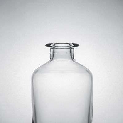 Glaskragen Großhandel High Flint Gin Rum Champagner Whisky Brandy Flasche mit Kork