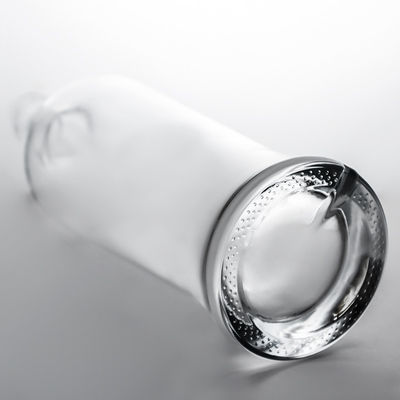 Einzigartiger Versiegelungstyp Korken 750 ml hohe Flint Glasflasche für Gin Rum Champagner Brandy Whisky