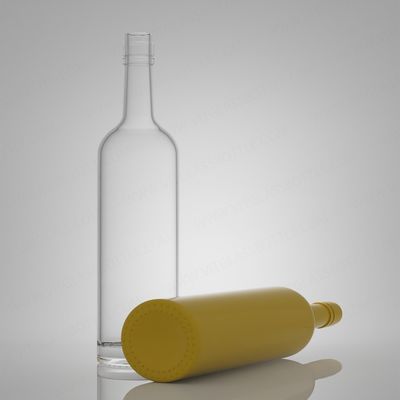 Super Flint Rum Wodka Whisky Tequila Gin Glasflasche mit Ropp Cap 750 ml 620 g Industrieliquor