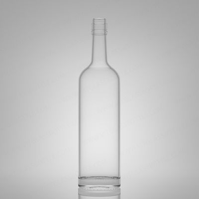 Super Flint Rum Wodka Whisky Tequila Gin Glasflasche mit Ropp Cap 750 ml 620 g Industrieliquor