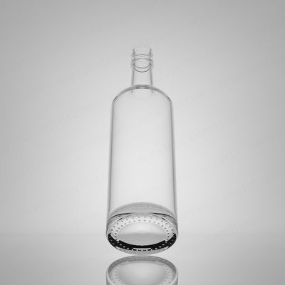 Super Flint Rum Wodka Whisky Tequila Gin Glasflasche mit Ropp Cap 750 ml 620 g Industrieliquor