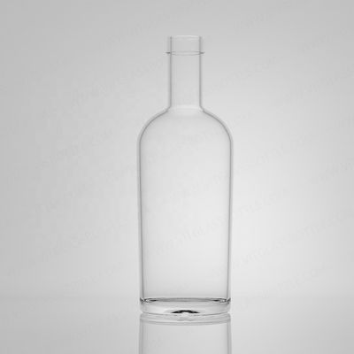 Lebensmittelglasflasche für Rum, Wodka, Whisky, Tequila, Gin 750 ml 720 g Korken enthalten