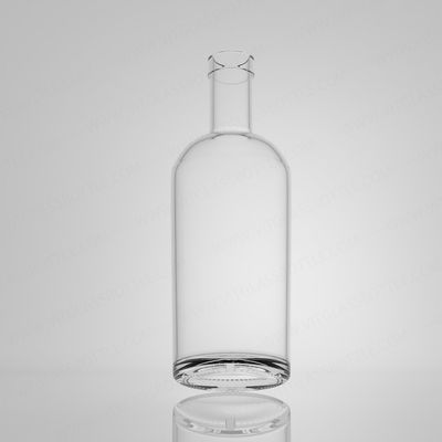 Lebensmittelglasflasche für Rum, Wodka, Whisky, Tequila, Gin 750 ml 720 g Korken enthalten