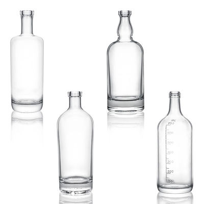 Glasflasche mit Deckel, an verschiedene Szenarien von Rum, Wodka, Whisky, Tequila und Gin angepasst