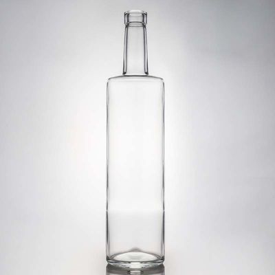 Direkt verkaufen Glasflasche mit Deckel für Rum Wodka Whisky Tequila Gin Klar oder individuell
