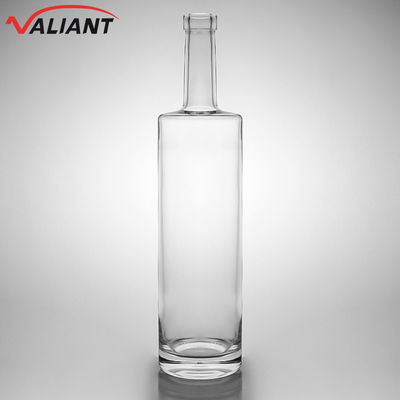 Industriegetränke Glasflasche für Gin Rum Brandy Whisky 750 ml gerade Schulter