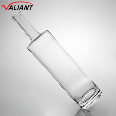 Industriegetränke Glasflasche für Gin Rum Brandy Whisky 750 ml gerade Schulter