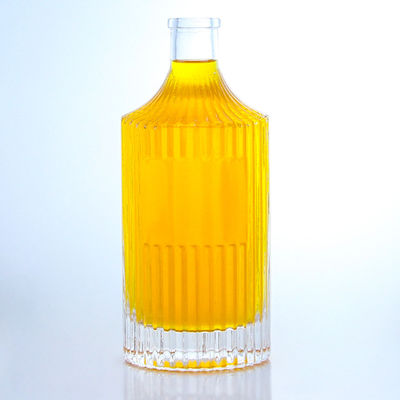 Glasflasche für Rum, Wodka, Whisky, Tequila, Gin