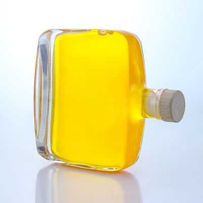 300 ml einzigartige rund geformte Super-Flint-Glasflasche mit Kork