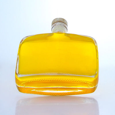 300 ml einzigartige rund geformte Super-Flint-Glasflasche mit Kork