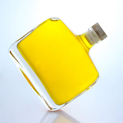 300 ml einzigartige rund geformte Super-Flint-Glasflasche mit Kork