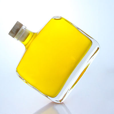 300 ml einzigartige rund geformte Super-Flint-Glasflasche mit Kork