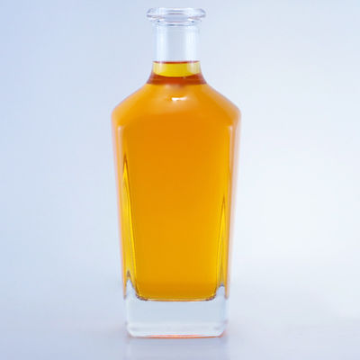 Flaschenfarbe Klar 750 ml einzigartige Glasflasche für Gin Rum Champagner Brandy Whisky