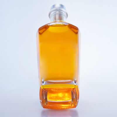 Flaschenfarbe Klar 750 ml einzigartige Glasflasche für Gin Rum Champagner Brandy Whisky