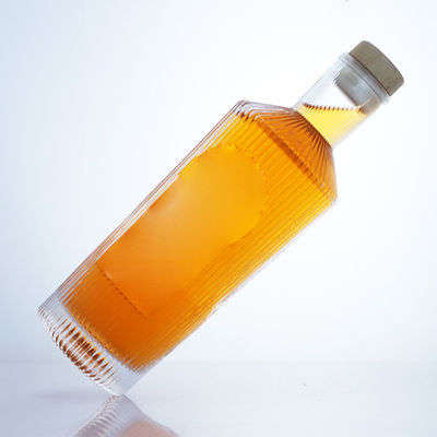 700 ml einzigartige Glasflasche für Gin Rum Champagner Brandy Whisky Liquor