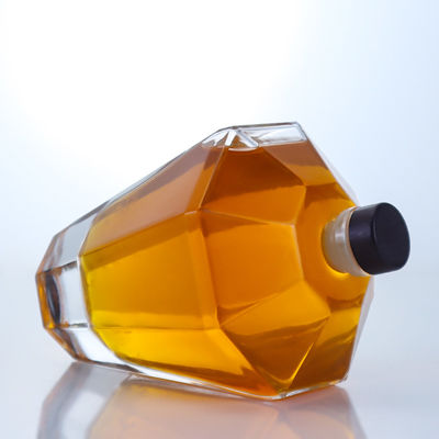 Glas 700 ml einzigartige Flasche für Gin Rum Champagner Brandy Whisky