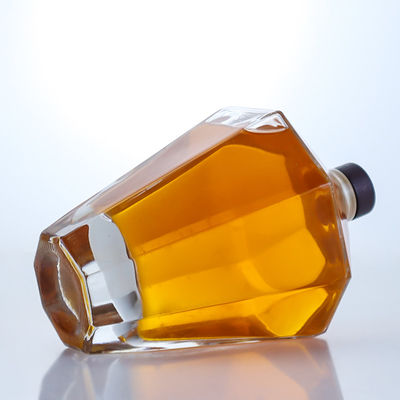Glas 700 ml einzigartige Flasche für Gin Rum Champagner Brandy Whisky