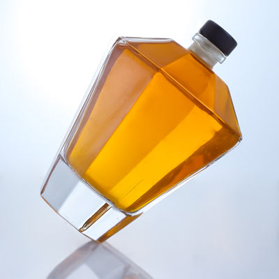 Glas 700 ml einzigartige Flasche für Gin Rum Champagner Brandy Whisky