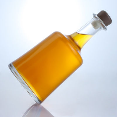 Glasflasche in Glockenform für Gin Rum Champagner Brandy Whisky klare oder angepasste Farbe