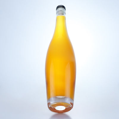 Glaskragen 500 ml Flasche für Whisky Brandy Champagner und mehr