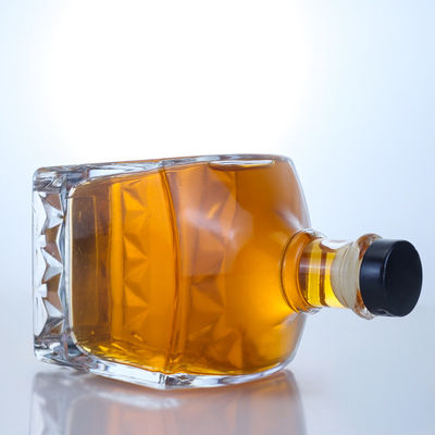 750 ml Glasflasche für Gin Rum Champagner Brandy Whisky Likör Einzigartiger T-Kork
