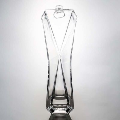 Brandy Champagner Gin Tequila Glasflasche 700 ml mit Korkkappe und individuellem Logo