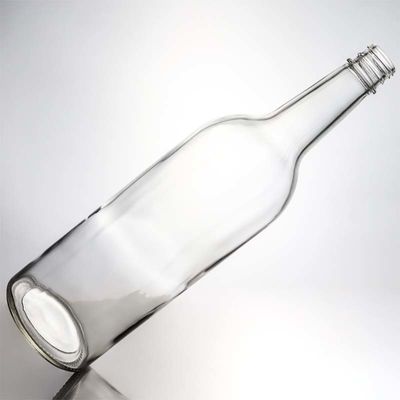Oberflächenbehandlung Decal Glasflasche 1000 ml Rundform perfekt für Gin Rum Champagner Likör