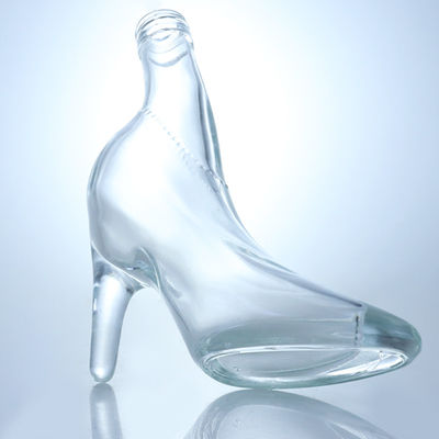 Einzigartiges Design Flint Glass 500ml 750ml Wodka Gin Whisky Brandy Leere Flasche mit Kork